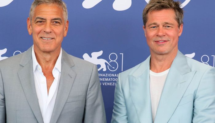 George Clooney and Brad Pitt at the Venice Film Festival in 2024.
Credit:  JB Lacroix/FilmMagic