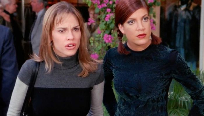 Hilary Swank and Tori Spelling on 'Beverly Hills, 90210'.
Credit: Fox