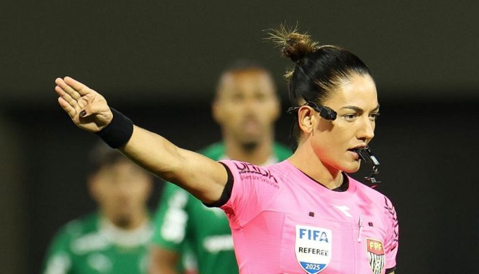 Daiane Muniz durante jogo entre Palmeiras e São Paulo, pelo Paulistão Cesar Greco/Palmeiras/by...
